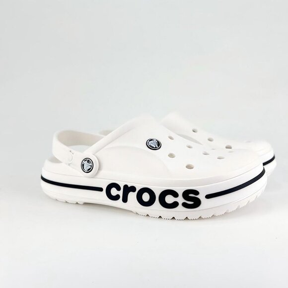 CROCS Bayaband White Slippers - Picture 3 of 6